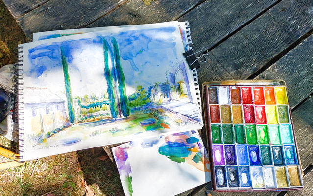 lescerclesdelumiere.com, cours de peinture dessin a tours
