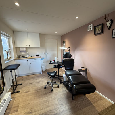 Private tattoo studio work space female owned