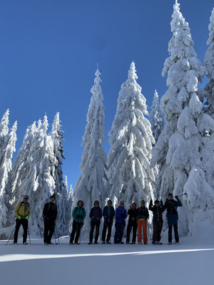 Schneeschuhwandern am Kleinen Arber