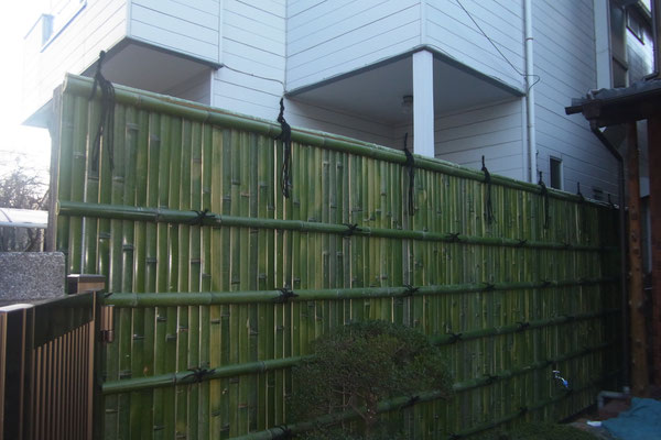 建仁寺垣 作業後
