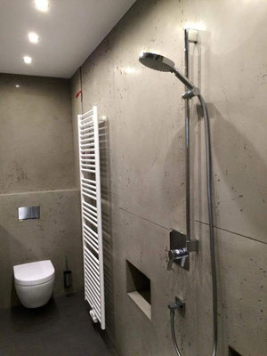Badezimmer ohne Fliesen - stucco-decor - Kreative Spachteltechnik ... Badezimmer ohne Fliesen - stucco-decor - Kreative Spachteltechnik ...