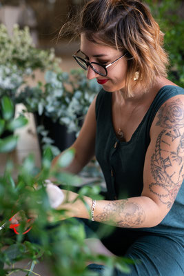 Photographe Corporate - portrait d'entreprise fleuriste - Region parisienne 