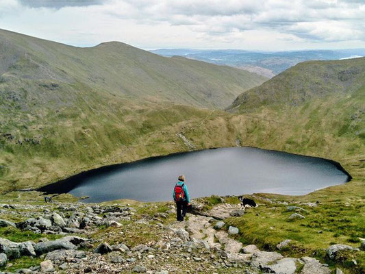 Grisedale Tarn on the St Sunday Crag guided walk