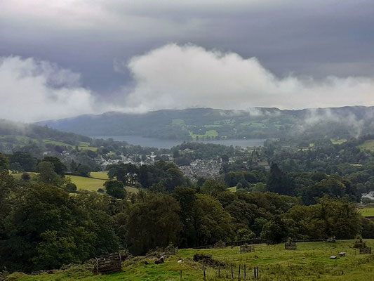 View over Ambleside, Lake District