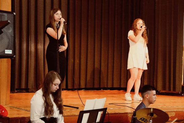 Die Schulband "Blue hearts"