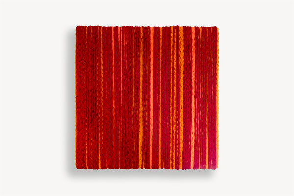 Barbara Reck-Irmler · BOX Nr. 09 · 2018 · Textil, Schichtholz · 72 x 72 x 10 cm