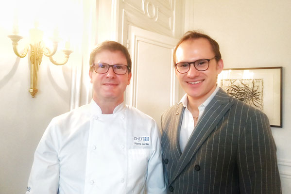 Avec le chef Pierre Lortie de la Délégation générale du Québec à Paris