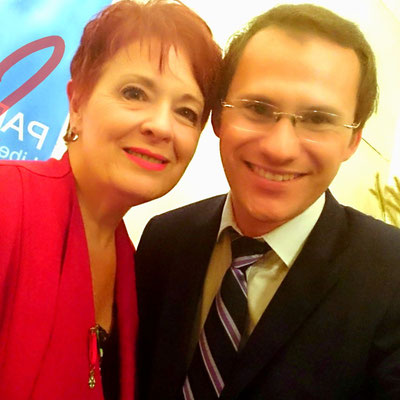 Avec Fabienne Thibeault, ex-Star-mania