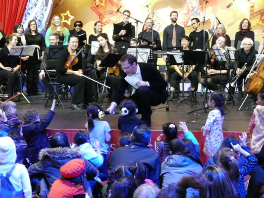 Animation d'un concert de l'OPMEM 