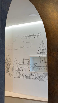 Wandmalerei Innenraum Magdeburg