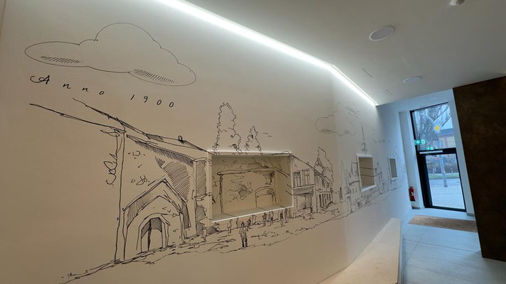 Graffitikunst Wandkunst im 3d Still Magdeburg