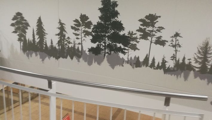 Wandmaler Wandmalerei 3d Innenraum Gestaltung Wandmotiv bemalen
