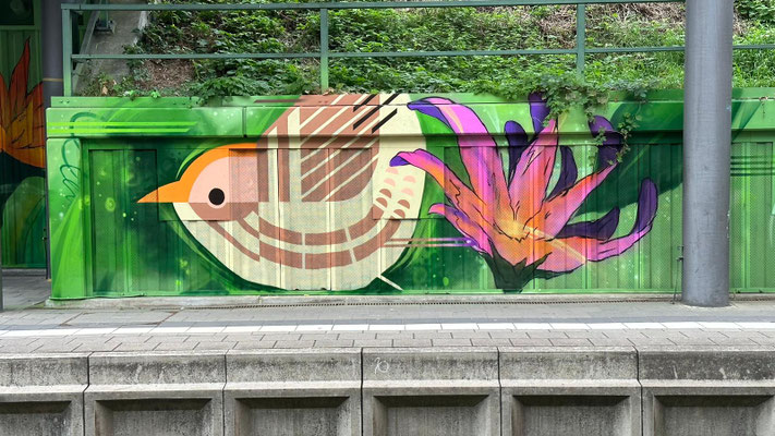 Außenwandgestaltung Bernburg – Street-Art Fassadenkunst