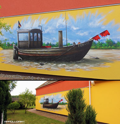Ostsee Graffiti- 3d Malerei -Fassadenmalerei- Fassadenkünstler