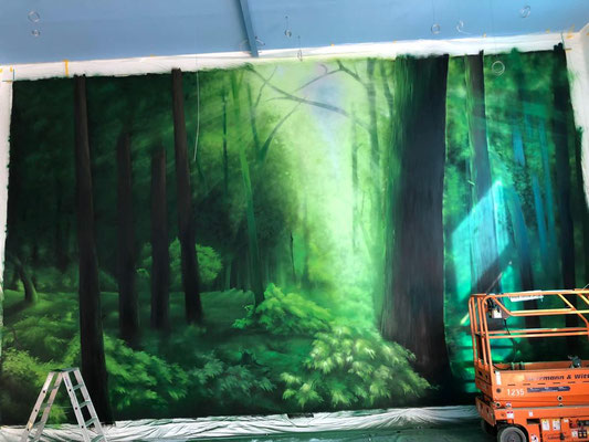 Wandgestaltung Büros Dortmund – 3D Graffiti dezente Akzente