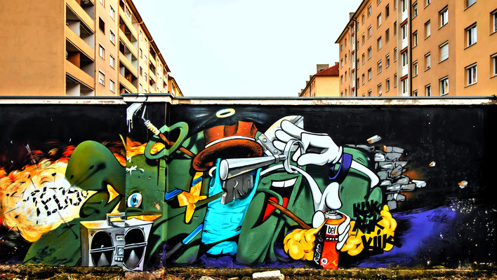 Kategorie Graffiti: In ruhiger Lage, Wohnungen noch frei!