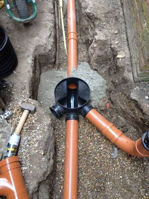 full excavation and drainage repair works. This includes pipe replacement, manhole repairs, installation of new drainage runs, and reinstatement of surfaces