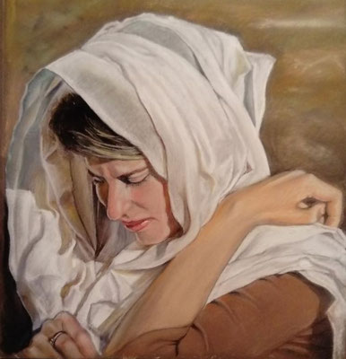 Pastel sec 30x30