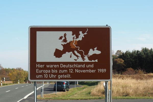 Quasi doch noch ein Grenzschild...