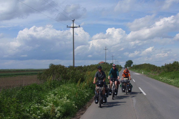 Gemeinsam mit Mark und Peter auf dem Weg Belgrad