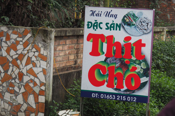 Thit Cho - heißt soviel wie Fleisch vom Hund