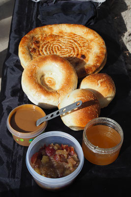 Zweites Frühstück auf unserem neuen "Cookprint"