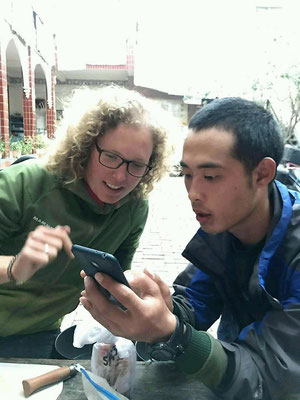 Dank Übersetzungs-Apps können wir uns sogar mit den Chinesen halbwegs verständigen