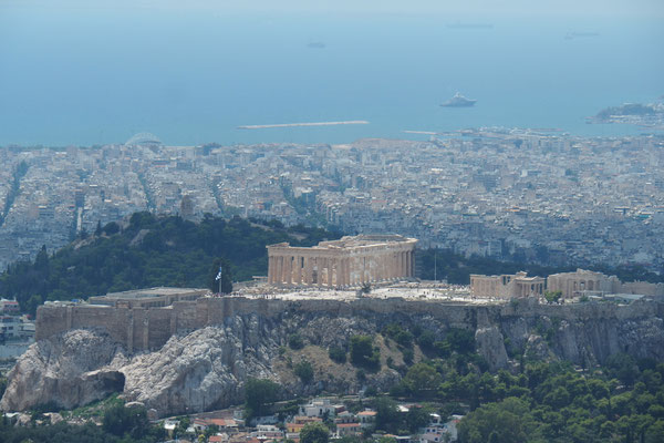 Die Akropolis, das Wahrzeichen Athens - Radreise - Alles in 12 Taschen