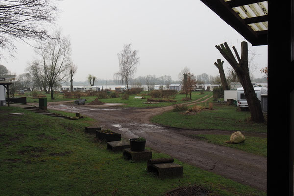 Der erste Campingplatz, vor Saisonstart