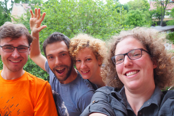 Unsere Warmshowers-host Lea und Balint