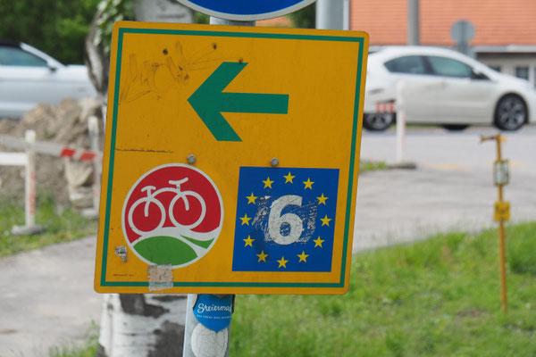 Radwegbeschilderung