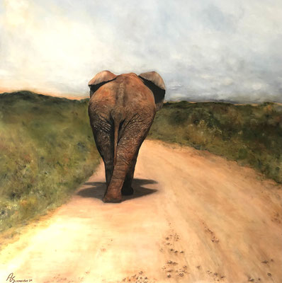 Elefant - 100 x 100