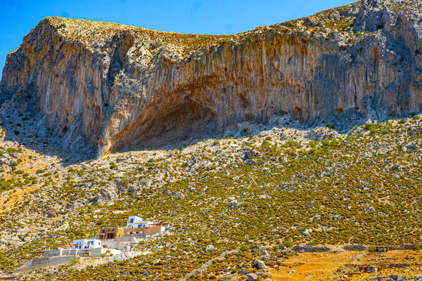 Kletterer aus aller Welt kommen nach Kalymnos um die vielen Kletterrouten zu erkunden. 
