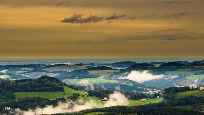 Morgennebel in der „Buckligen Welt“