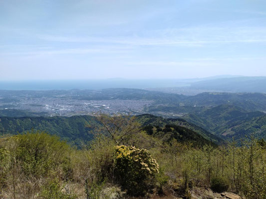 7.登山道からの太平洋の眺め