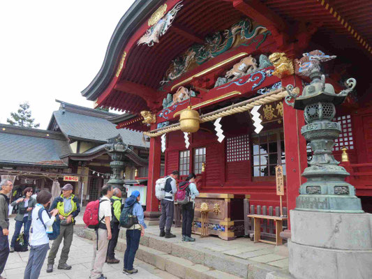 4 御嶽神社に参拝