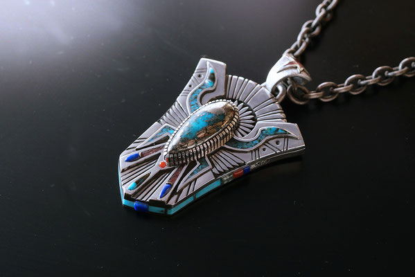 ペルシャターコイズリング　Ryo's Smith 22号 ペルシャターコイズリング Ryo's Smith 22号 Larry Smith 6 Point