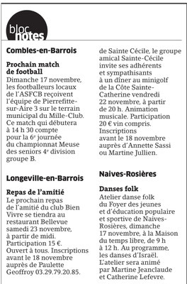 15 novembre 2013