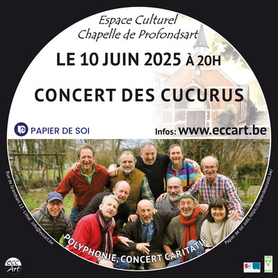 Lieu: Espace Culturel Chapelle de Profondsart; Rue de Grandsart, 13 à 1300 - Limal 