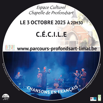 Lieu: Espace Culturel Chapelle de Profondsart; Rue de Grandsart, 13 à 1300 - Limal 