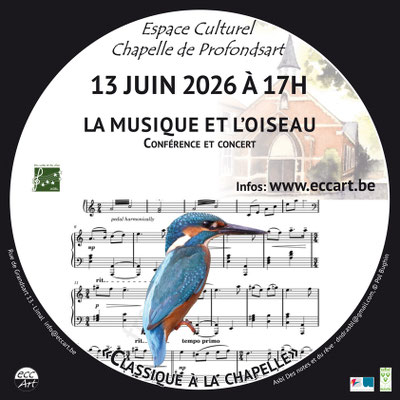 Lieu: Espace Culturel Chapelle de Profondsart; Rue de Grandsart, 13 à 1300 - Limal 