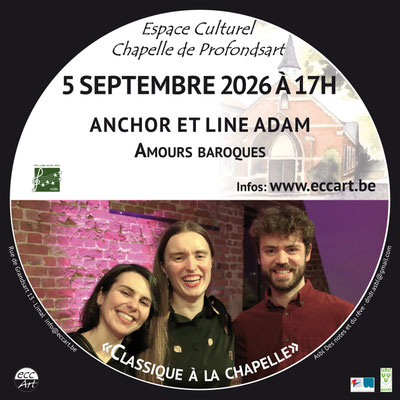 Lieu: Espace Culturel Chapelle de Profondsart; Rue de Grandsart, 13 à 1300 - Limal 