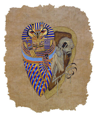 pharaoh Ⅱ　2019　340×280　ミクストメディア　●