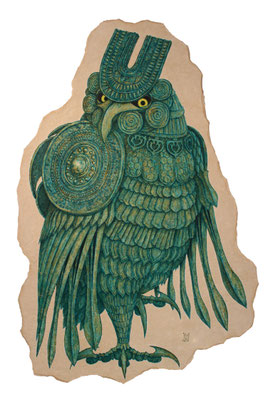 Ancient Emperor　　2018　960×660　ミクストメディア