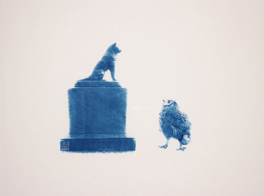at eight　　2018　270×202　サイアノタイプ　●