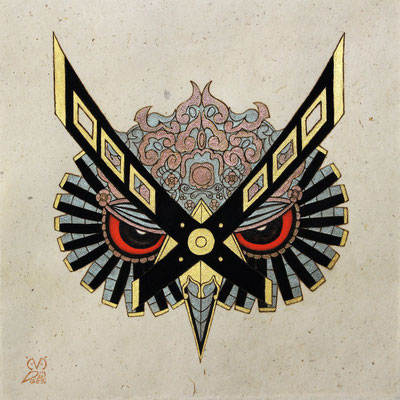 IZANAGI　　2019　190×190　ミクストメディア　●