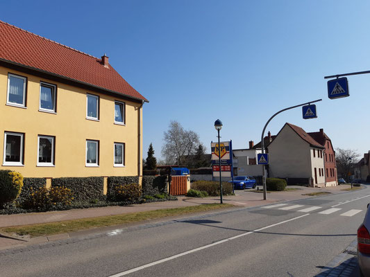 Straße des Friedens in der Nähe vom NP Markt - 2020