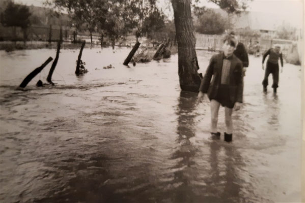 Hochwasser bei der Obermühle (Mattke)