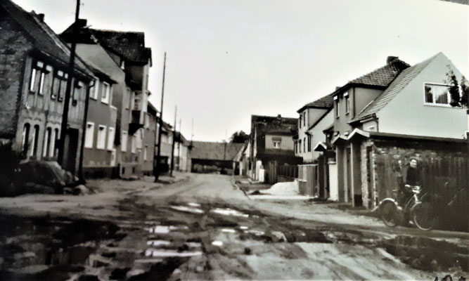 Schlechter Weg an der Warnstedter Straße
