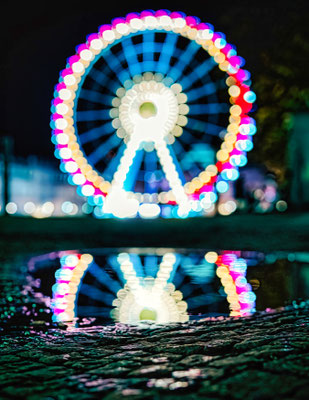 Johannes Kirchherr - Stuttgarter Riesenrad mit Bokeeh